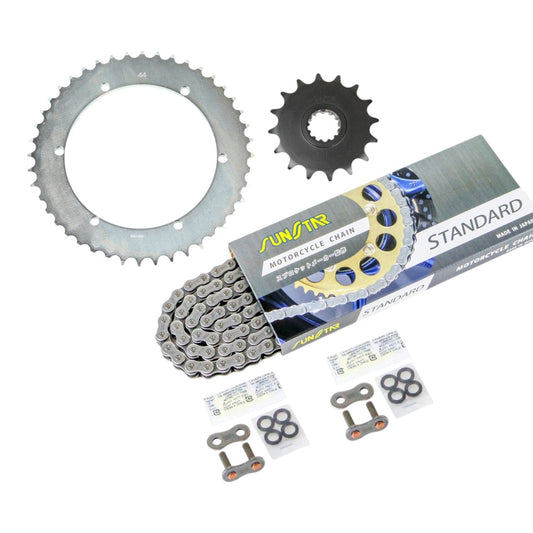 スプロケット&チェーンキット スタンダード 520 フロント16T リア44T 3点セット SR500 520コンバート 88年-00年 スプロケ チェーン