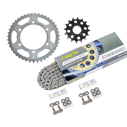 スプロケット&チェーンキット スタンダード 520 フロント16T リア43T 3点セット MT-07 14年-22年 / XSR700 17年-23年 スプロケ チェーン