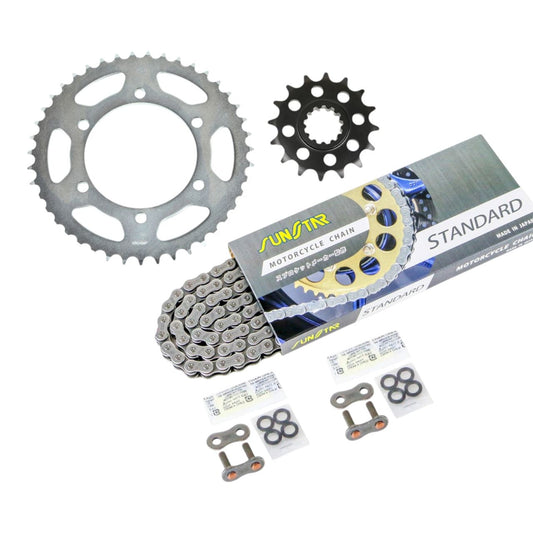 スプロケット&チェーンキット スタンダード 520 フロント16T リア43T 3点セット MT-07 14年-22年 / XSR700 17年-23年 スプロケ チェーン