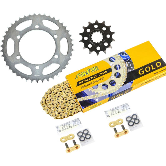 Sprocket & Chain Kit Gold 520 Front 14T Rear 43T 3-Piece Set Kawasaki ELIMINATOR 2023-2024 Eliminator