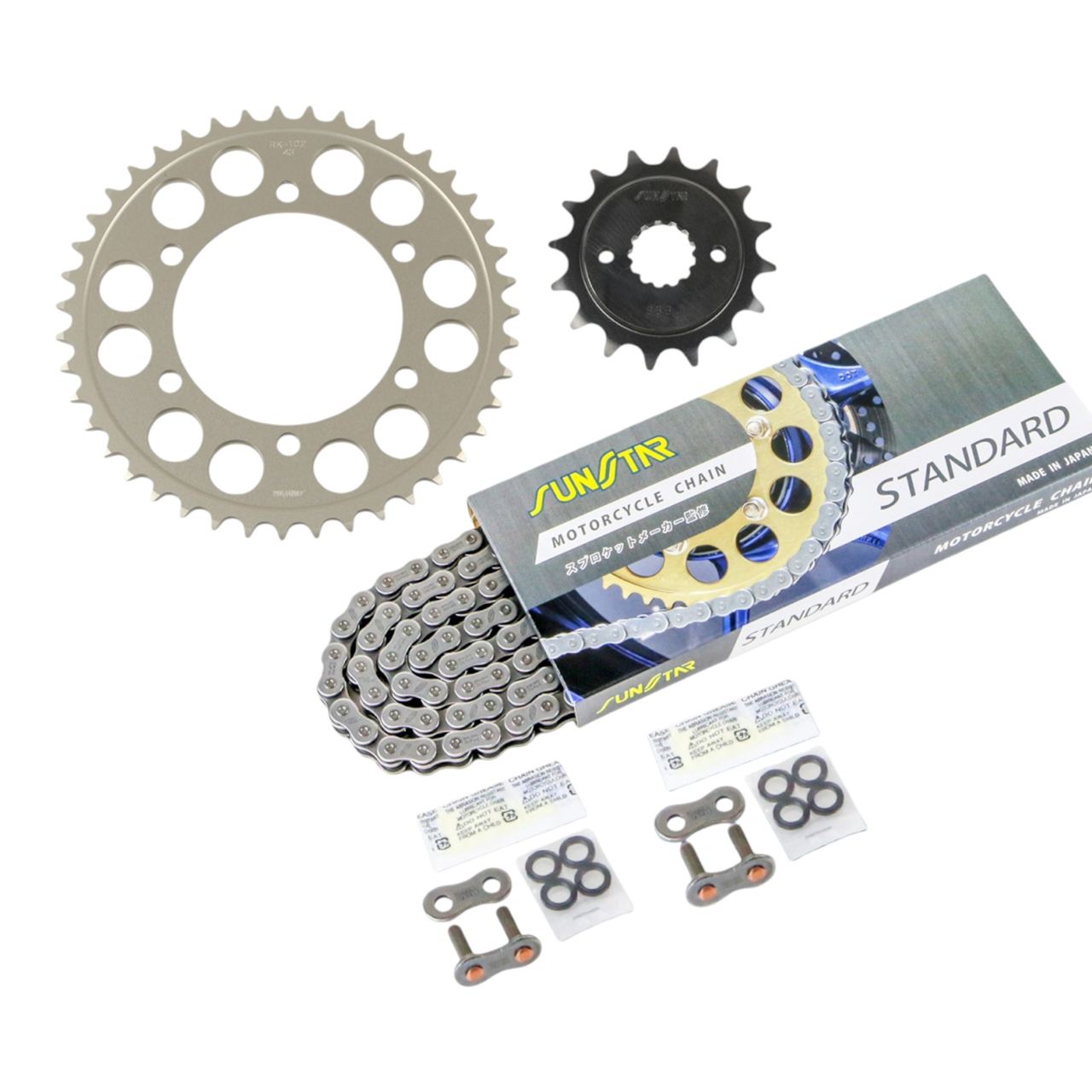 Sprocket & Chain Kit Standard 520 Front 16T Rear 43T 3-piece set Kawasaki ZEPHYR χ 96 Zephyr Kai