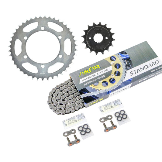 Sprocket & Chain Kit Standard 520 Front 16T Rear 43T 3-piece Set Kawasaki ZEPHYR χ 96' Zephyr Kai