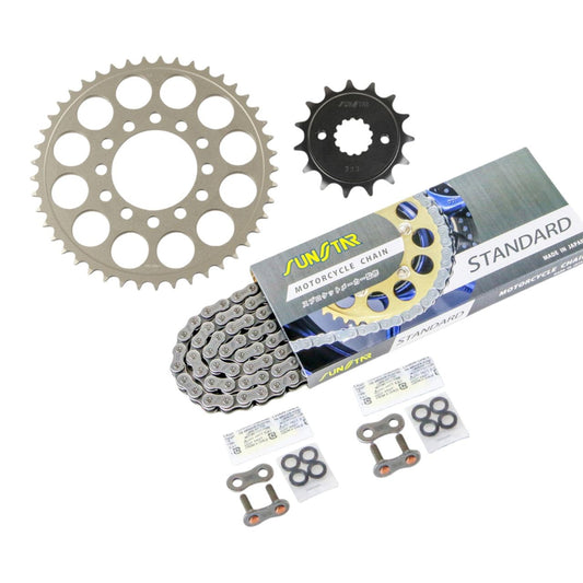 Sprocket & Chain Kit Standard 520 Front 15T Rear 45T 3-piece Set Kawasaki ZXR400 91-99
