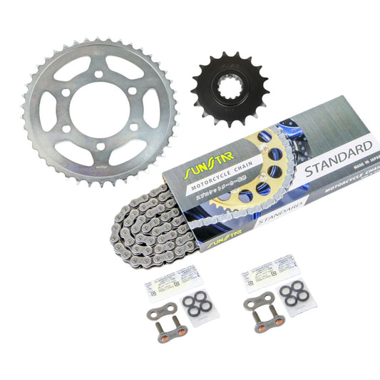 スプロケット&チェーンキット スタンダード 525 フロント17T リア42T 3点セット カワサキ ZRX1200/R/S 2001年-08年
