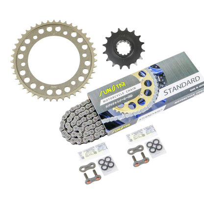 スプロケット&チェーンキット シルバー 530 フロント16T リア43T CBR929RR 00-01年 3点セット SUNSTARチェーン スプロケ