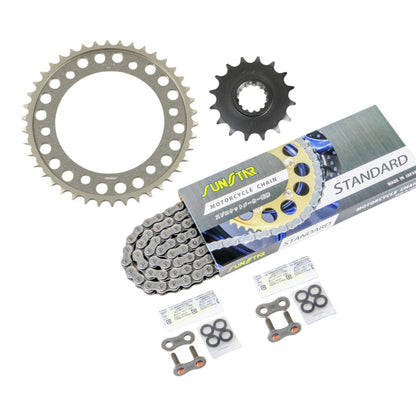 Sprocket & Chain Kit Silver 530 Front 16T Rear 42T CBR1000RR (International) 06-07 3-piece set SUNSTAR Chain