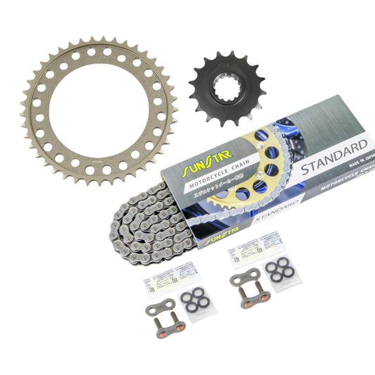 Sprocket & Chain Kit Silver 530 Front 16T Rear 41T CBR1000RR/SP (Japan Domestic) 08-13 3-Piece Set SUNSTAR Chain