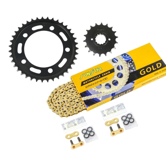 Sprocket & Chain Kit Gold 530 Front 18T Rear 39T CB1100 10-13 3-piece Set SUNSTAR Chain