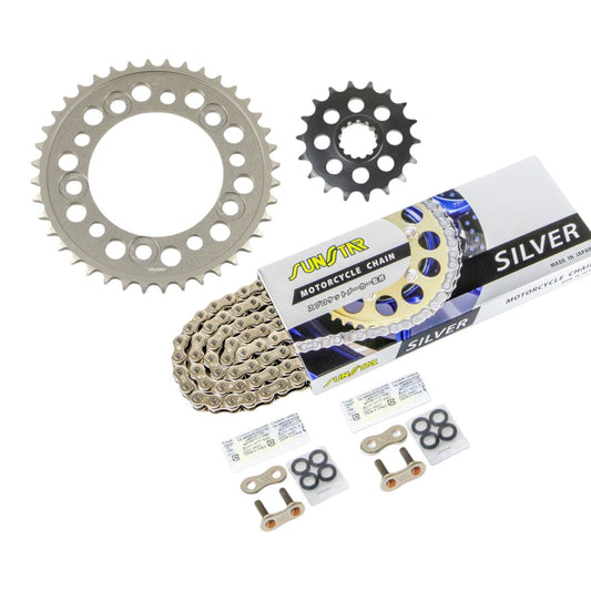 Sprocket & Chain Kit Silver 530 Front 18T Rear 40T CB1100 14-22/CB1100 EX/RS 14-22 3-piece set SUNSTAR Chain
