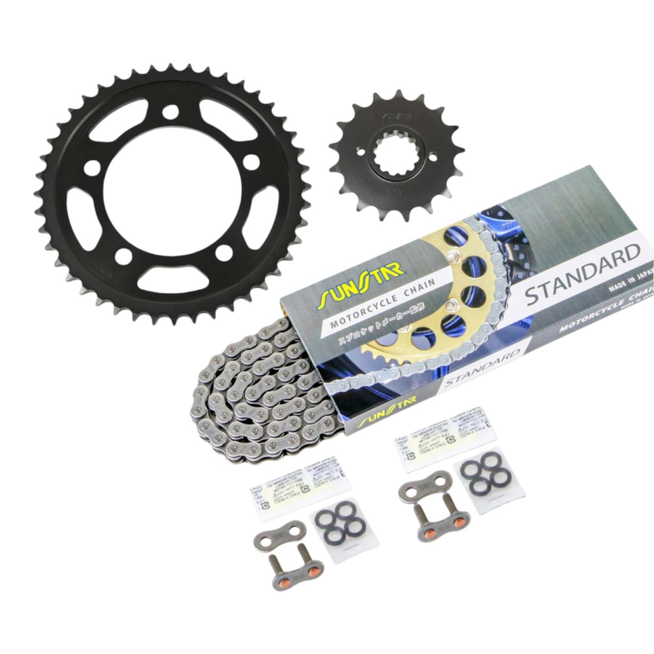 Sprocket & Chain Kit Silver 530 Front 17T Rear 44T CBR1100XX 97-07 3-piece set SUNSTAR Chain