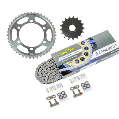 スプロケット&チェーンキット シルバー 530 フロント17T リア43T YZF-R7 99-01年 3点セット SUNSTARチェーン スプロケ
