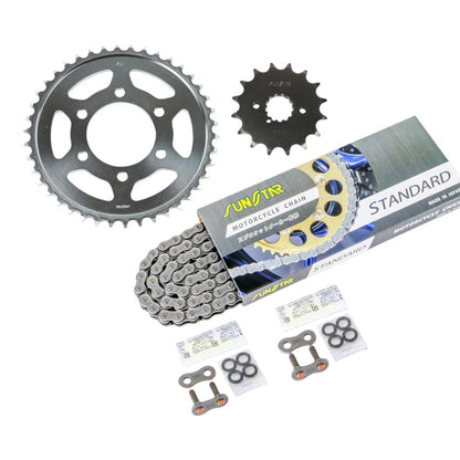スプロケット&チェーンキット シルバー 530 フロント16T リア42T GSX750S カタナ 83年 3点セット SUNSTARチェーン スプロケ