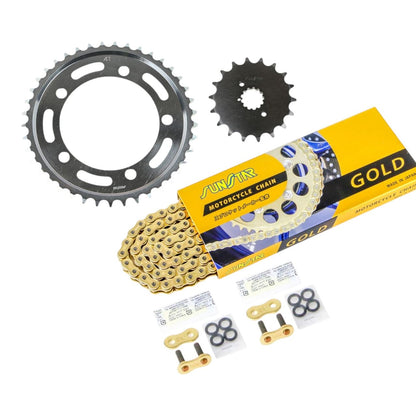 スプロケット&チェーンキット ゴールド 530 フロント18T リア41T GSX1400 01-08年 3点セット SUNSTARチェーン スプロケ
