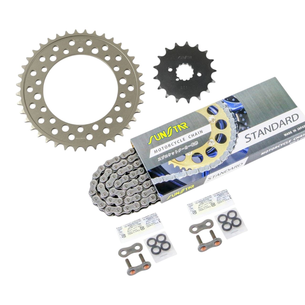 スプロケット&チェーンキット シルバー 530 フロント17T リア40T バルカン800 Drifter 99-06年 3点セット SUNSTARチェーン スプロケ