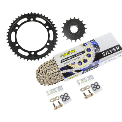 Sprocket & Chain Kit Silver 530 Front 17T Rear 45T GPZ1100 (Overseas) 95-99, 3-piece set with SUNSTAR Chain