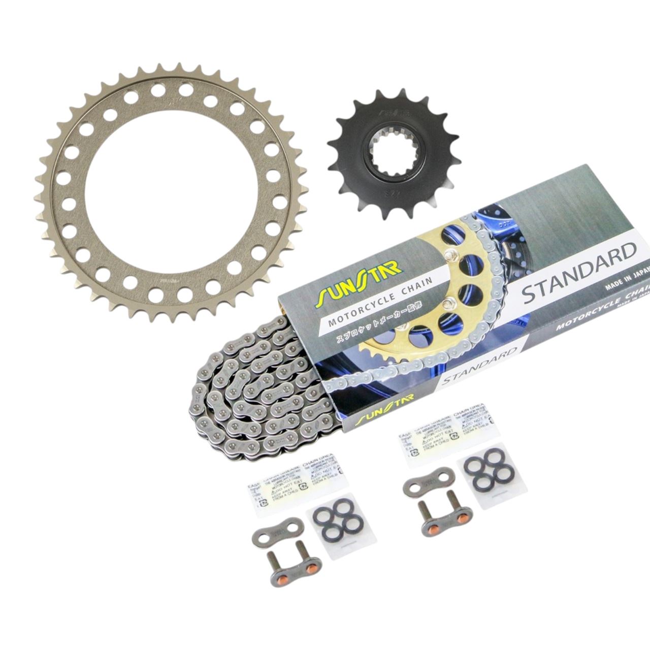 スプロケット&チェーンキット シルバー 530 フロント16T リア41T CBR600RR(国内) 03-06年 3点セット SUNSTARチェーン スプロケ