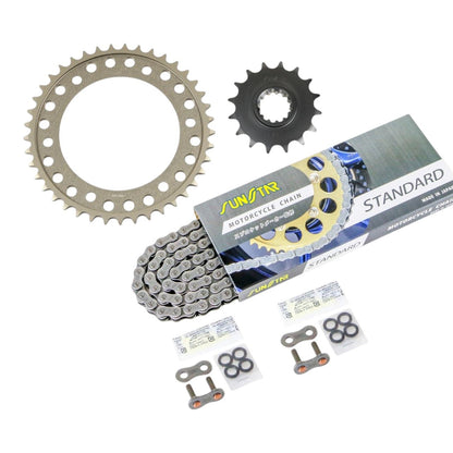 スプロケット&チェーンキット シルバー 530 フロント16T リア41T CBR600RR(国内) 03-06年 3点セット SUNSTARチェーン スプロケ