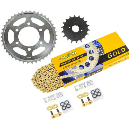 Sprocket & Chain Kit Gold 530 Front 18T Rear 42T Z1-R (D2/D3) (530 Conversion) 79-80 / Z1000MK.2 (A3/A4) (530 Conversion) 79 3-piece set SUNSTAR chain