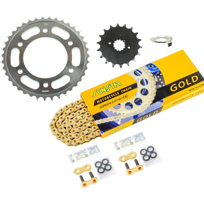 Sprocket & Chain Kit Gold 530 Front 18T Rear 39T Z-1 (530 Conversion) Touring Spec/Z900 (530 Conversion) Touring Spec '76 3-Piece Set SUNSTAR Chain