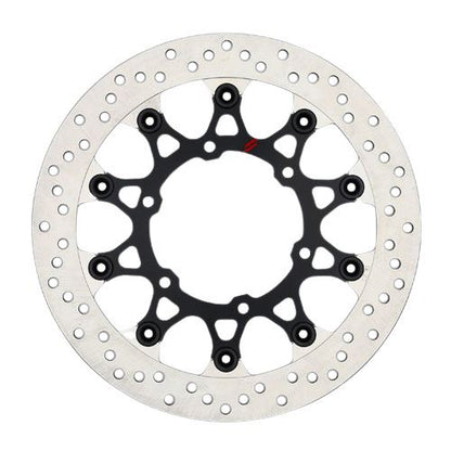 プレミアムレーシング フロントディスクローター セミフローティング フロント左/右 シルバー 310mm デイトナ675/R/STREET CUP/ストリートトリプル