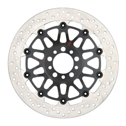 Premium Racing Front Disc Rotor, Semi-Floating, Front Left/Right, Red, 320mm, CB1100F/CB750F/Integra/CB900F
