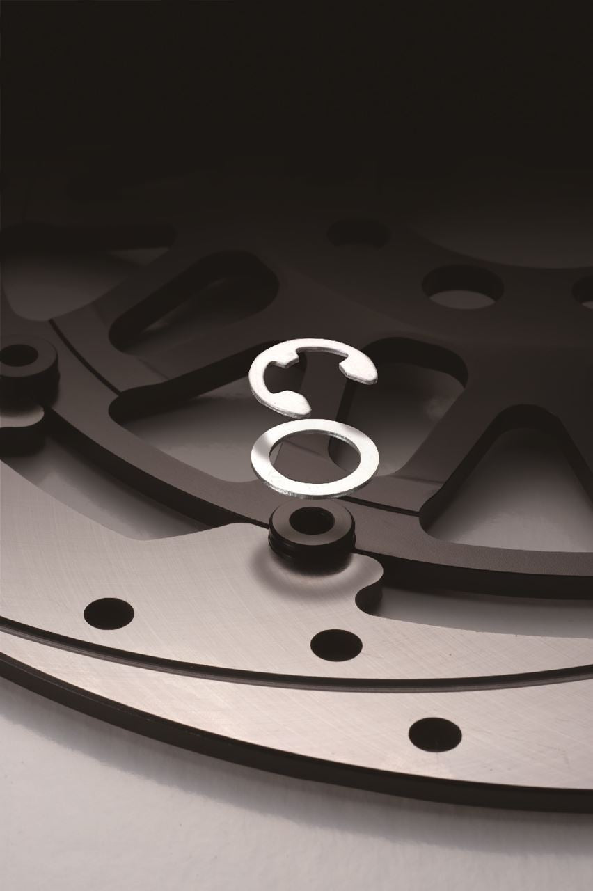 Premium Racing Front Disc Rotor, Full-Floating, Front Left/Right, Black, 300mm, GPZ1100/GPZ900R/W400/W650/W800/Zephyr/χ