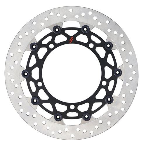 Premium Racing Front Disc Rotor Large Diameter Collar & Bolt Set Full Floating Front Left/Right Gold 320mm Z900/Z900RS