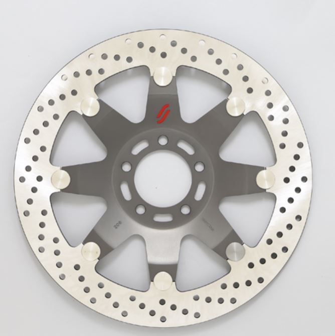 Neo-Classic Front Disc Rotor Semi-Floating Front Right Silver 310mm GSX-R1100 86-88/GSX-R750 86-87