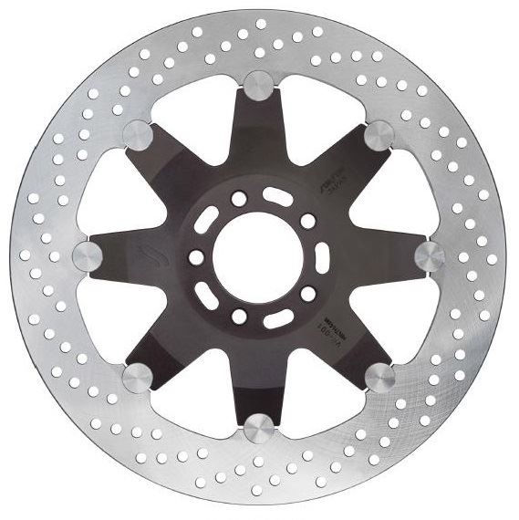 Neo Classic Front Disc Rotor, Semi-Floating, Front Right, Silver, 320mm, GSX750S Katana/GSX1000S Katana/GSX1100S Katana