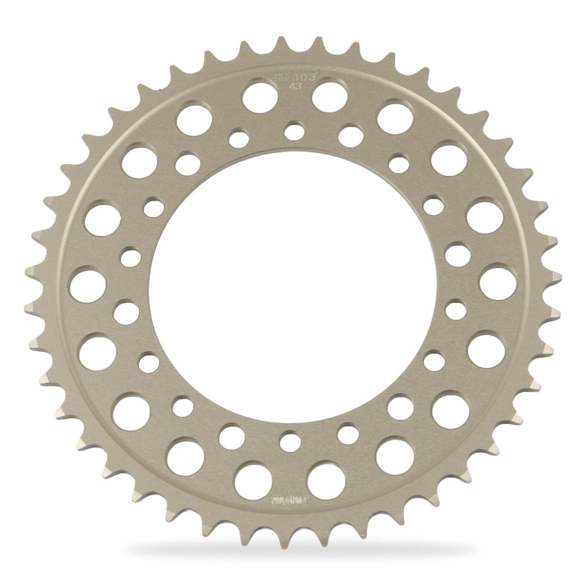 Rear Sprocket 43T 520 Champagne Gold 1 piece NSR250R/SE/SP GSX1300R