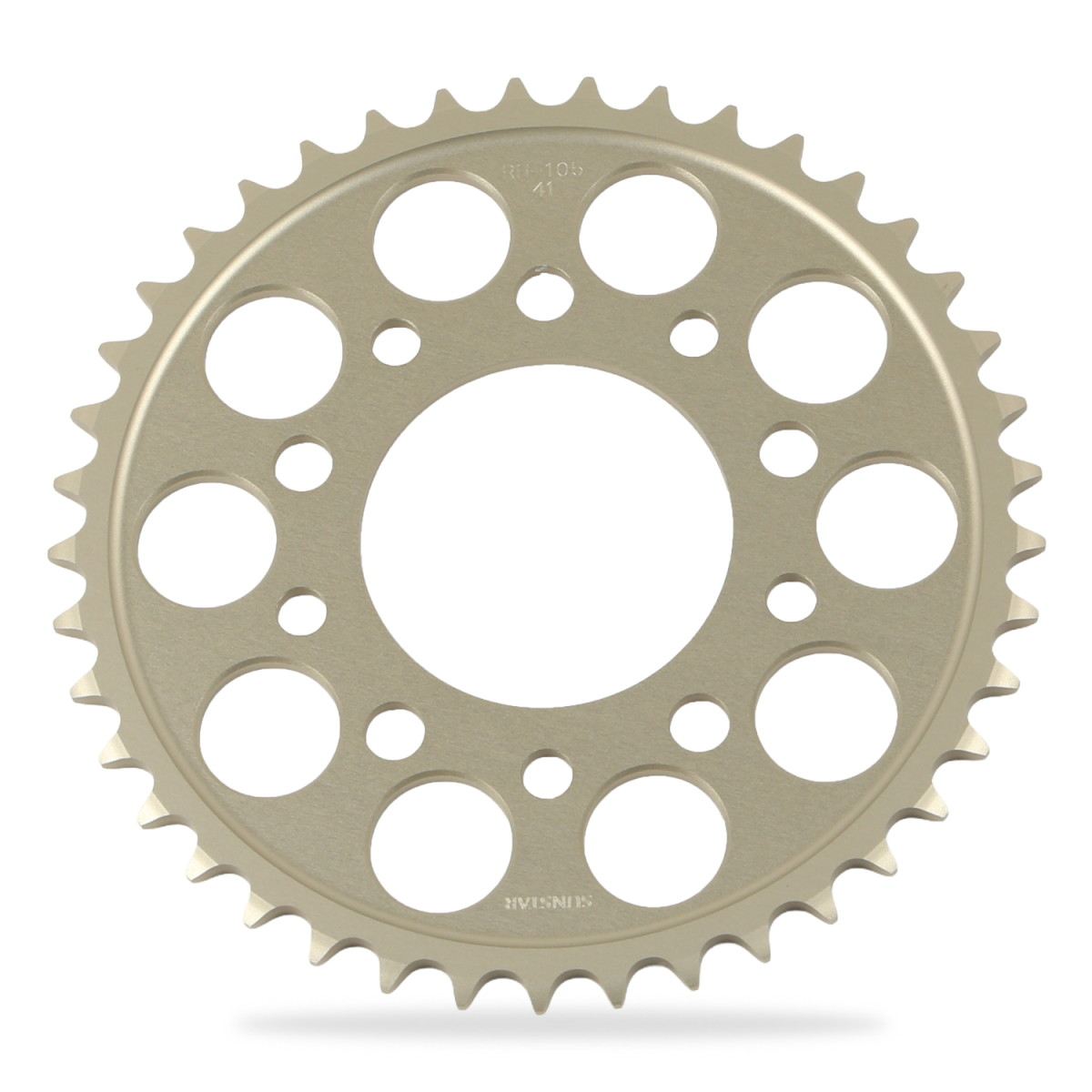 Rear sprocket 41T 525 champagne gold 1pc CB400 CB750 CRF1100L