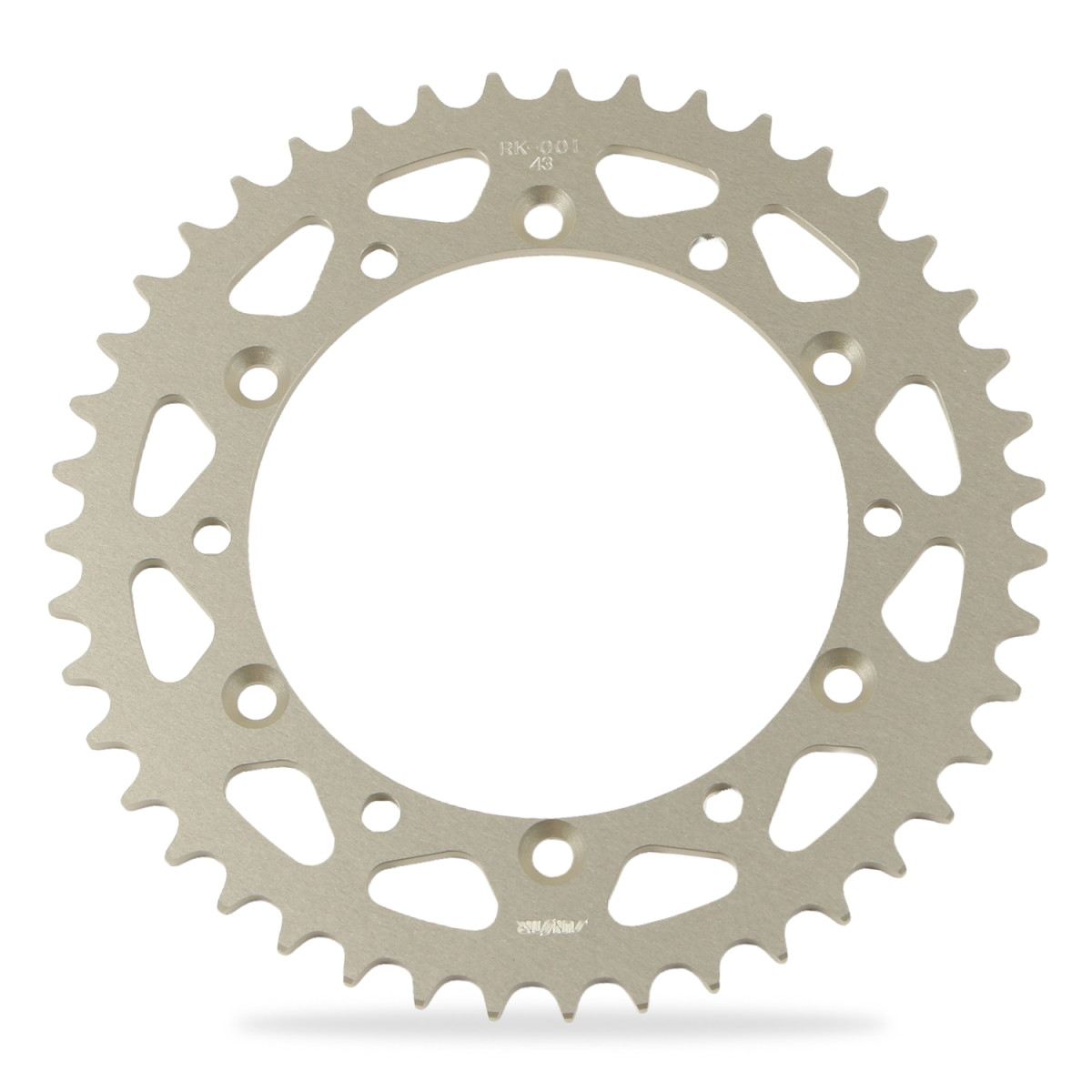 Rear Sprocket 43T 520 Champagne Gold 1pc for 250SB KX125 KX250/F KX450F KX500