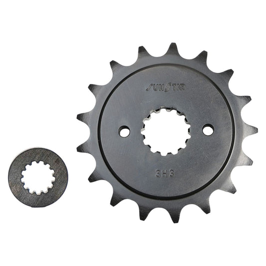 Front Sprocket, Offset, 17T, 520, Black, 1 pc., GSX1000S Katana
