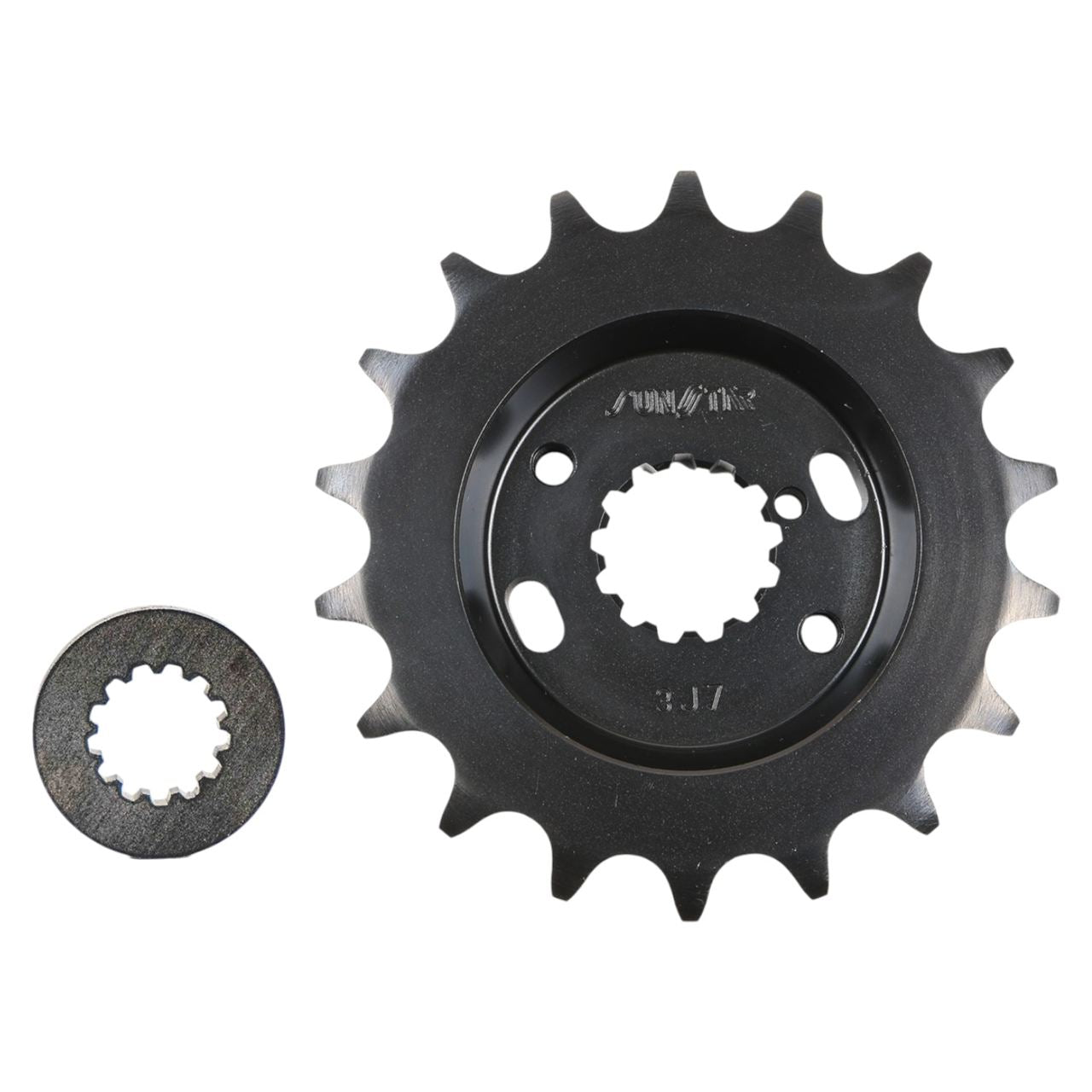 Front Sprocket, Offset, 18T, 520, Black, 1 pc, Z-1