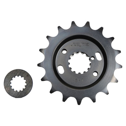 Front Sprocket Offset 17T 530 Black 1pc Z-1