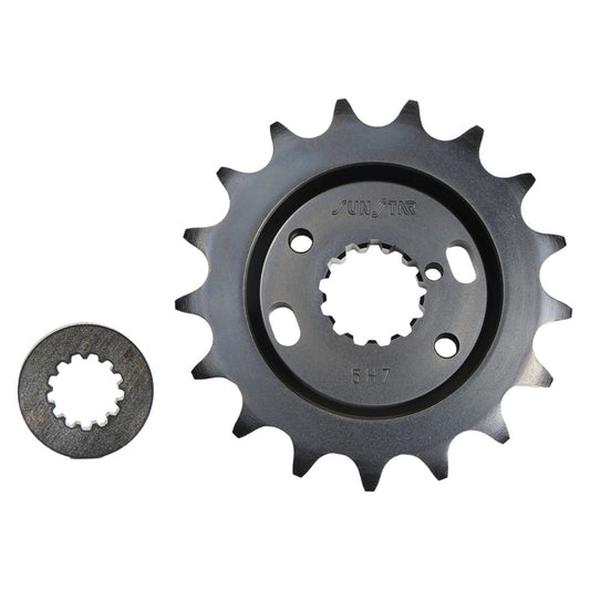 Front Sprocket Offset 17T 530 Black 1pc Z-1