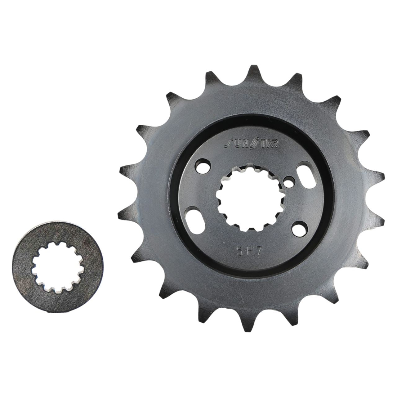 Front Sprocket, Offset, 18T, 530, Black, 1 pc, Z-1