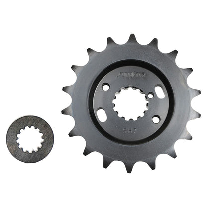 Front Sprocket, Offset, 18T, 530, Black, 1 pc, Z-1