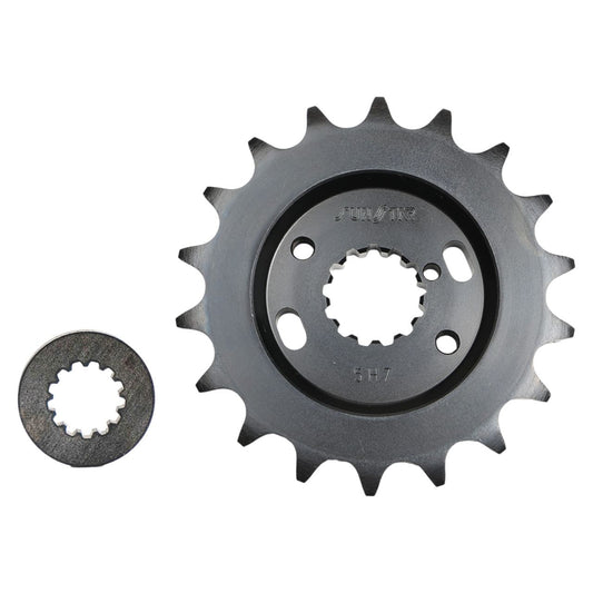 Front Sprocket, Offset, 18T, 530, Black, 1 pc, Z-1