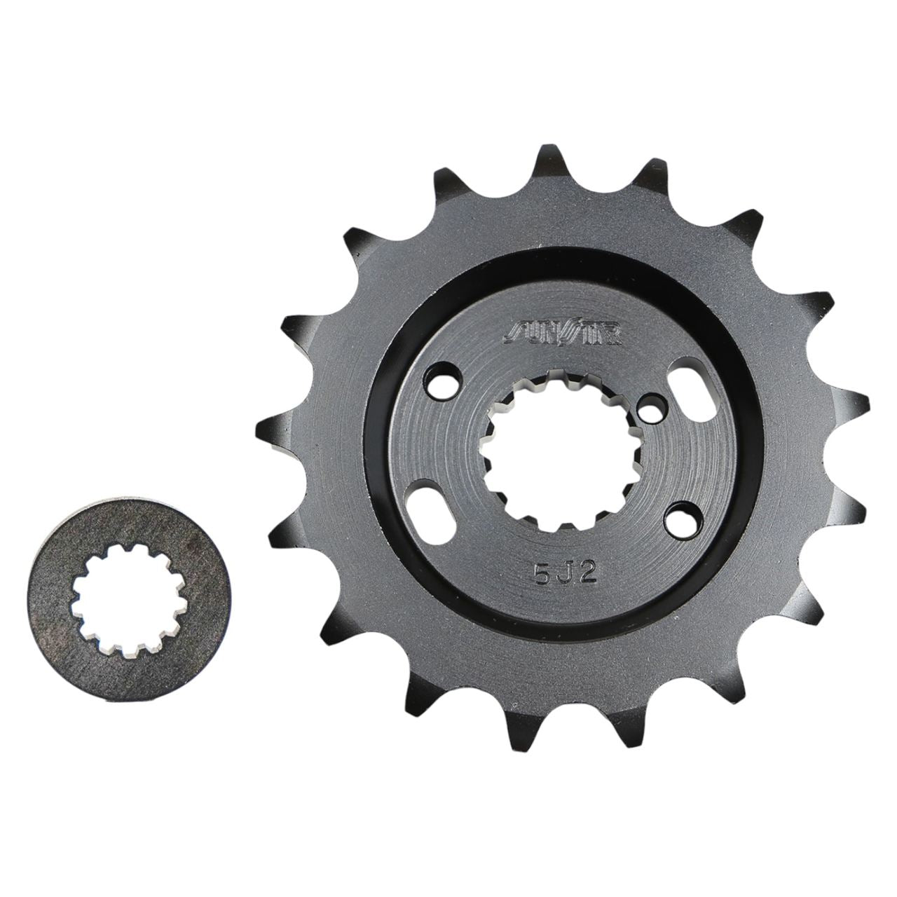 Front Sprocket, Offset, 17T, 530, Black, 1 pc, Z-1