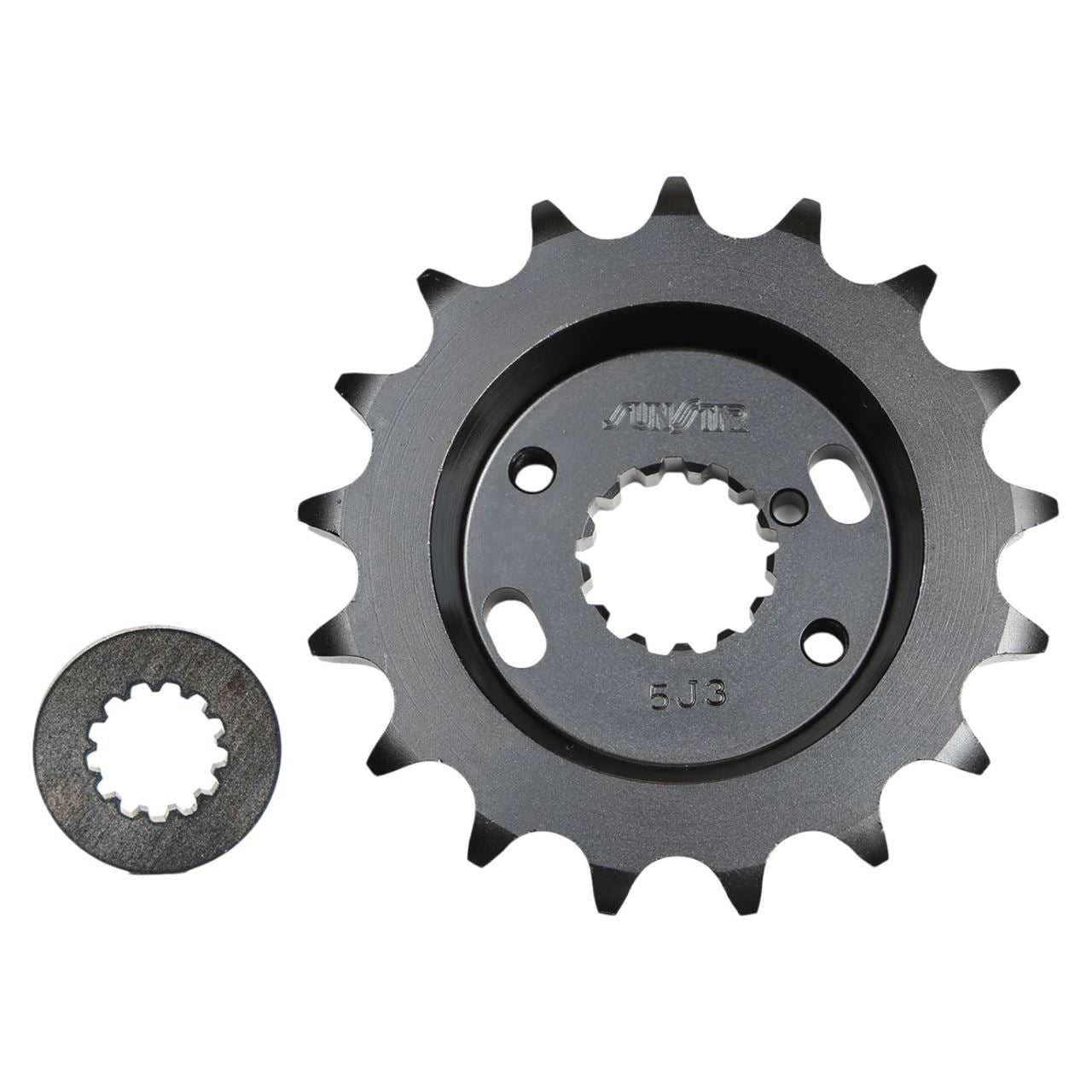 Front Sprocket, Offset 17T 530, Black, 1 pc. Z-1