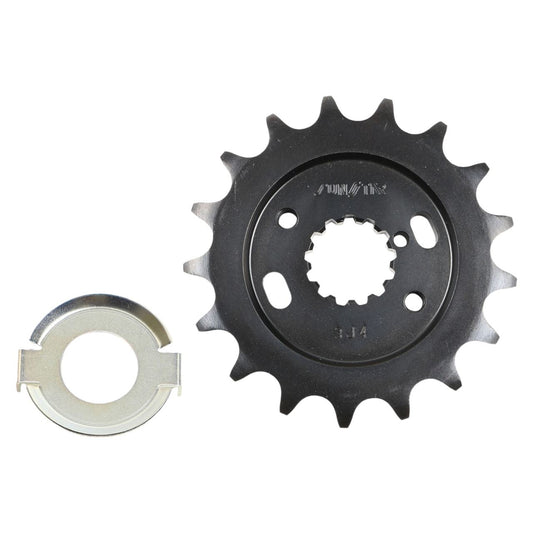 Front Sprocket Offset 17T 520 Black 1 pc. Z750FX Z1000 GSX750S Katana