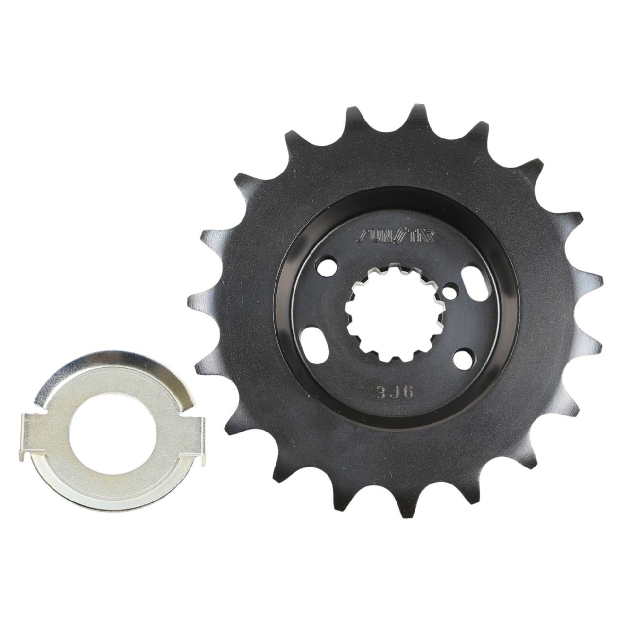 Front Sprocket Offset 19T 520 Black 1 pc. Z750FX Z1000 GSX750S Katana