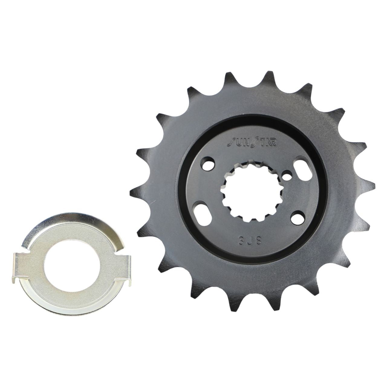 Front Sprocket Offset 18T 520 Black 1 pc Z750FX Z1000 GSX750S KATANA