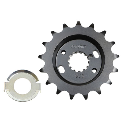 Front Sprocket, Offset, 17T, 530, Black, 1 pc. Z750FX, Z1000, GSX750S Katana