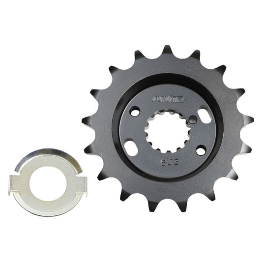 Front Sprocket, Offset, 17T, 530, Black, 1 pc. Z750FX, Z1000, GSX750S Katana