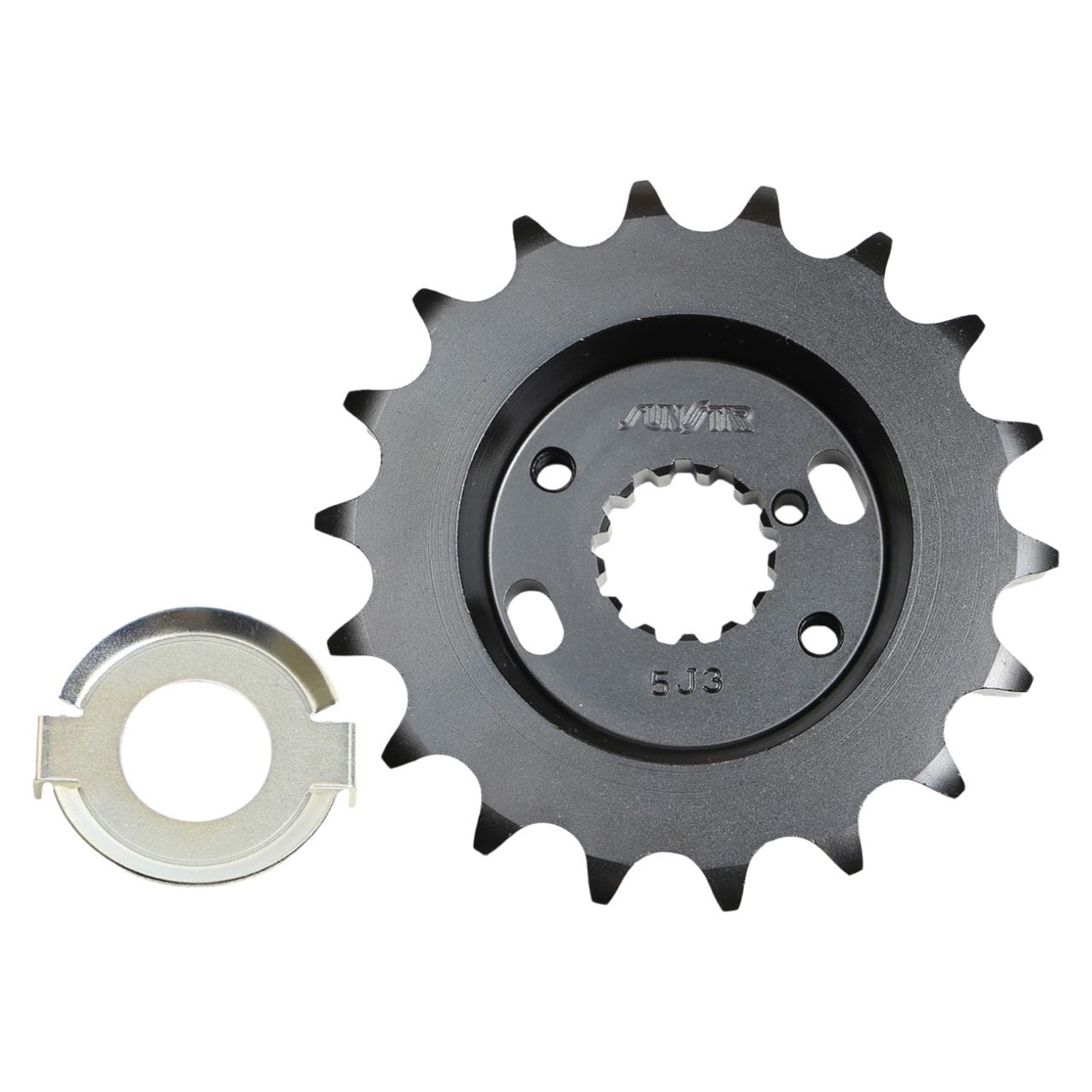 Front Sprocket Offset 18T 530 Black 1pc Z750FX Z1000 GSX750S Katana
