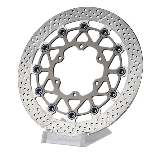 ワークスエキスパンド フロントディスクローター 大径化カラー&ボルトセット セミフローティング 右用 320mm シルバー 1枚 Z900