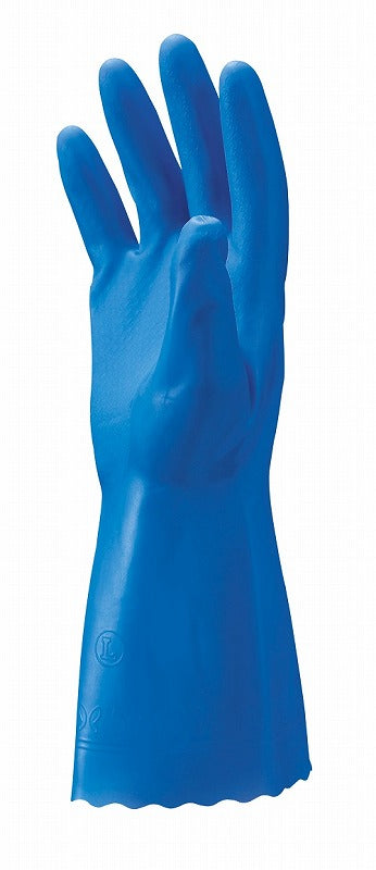 耐油薄手 ブルー 青 Mサイズ 1双