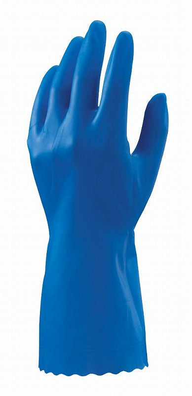 耐油薄手 ブルー 青 Mサイズ 1双